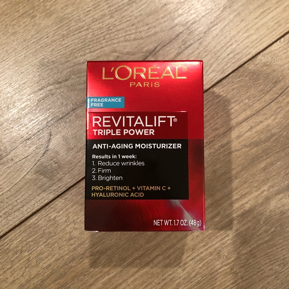 L’Oreal Paris Revitalift Triple Power Anti-Aging Moisturizer Fragrance Free